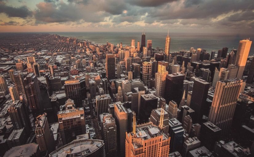 Aerial picture of Chicago