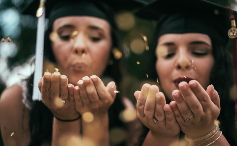 two women graduates